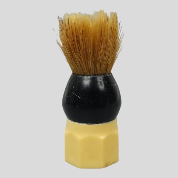 Stag Shaving Brush USA Sterilized Set In Rubber Model B1183 Vintage - Picture 6 of 10
